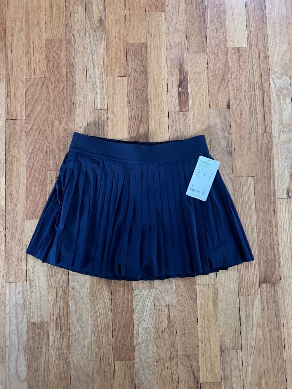 NWT Athleta Match Point Pleated Skort Navy Blue Size Medium